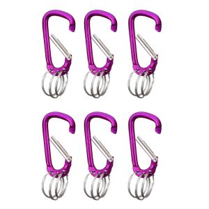 6ots Large Strong Carabiner Small Carabiner Keychains Pack Carabiners Clip for Efficient Gear Management