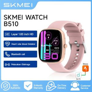 SKMEI B510 Smartwatch Jam Tangan Pria Bluetooth Call | Sleep Monitor | Heart Rate Tracking Jam Wanita