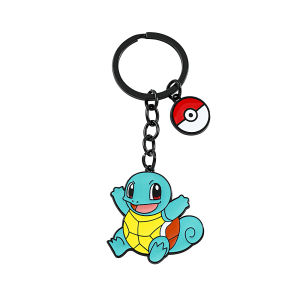 Pokémon Anime Figure Pikachu KeyChain Classic Cute Squirtle Psyduck Keyrings For Friends Pendamt Jewelry Gifts