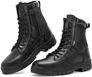 Mens Boots High Top Waterproof Hiking Shoes Four Seasons Universal Casual Comfortable Rubber Sole Mens Tactical Boots