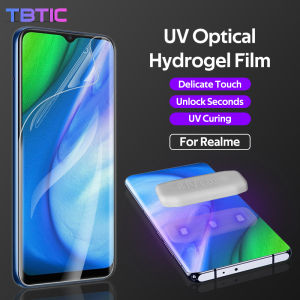 Hydrogel เมมเบรน UV Optical ฟิล์มความละเอียดสูงฟิล์ม Full Coverage สำหรับ Realme Narzo 50A Prime 4G 50A GT NEO2 GTNEO2T GTNEO3 V25 5G