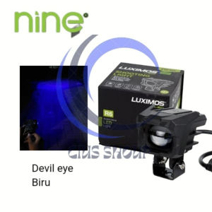 LUXIMOS SHOOTING LIGHT R6 DEVIL EYE 45 Watt 2 WARNA WHITE YELLOW LAMPU SOROT motor mobil