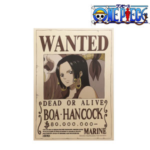 Poster Lệnh Truy Nã Boa Hancock One Piece - Khổ A3 - Giấy Kraft Vintage Cổ Điển In Sắc Nét