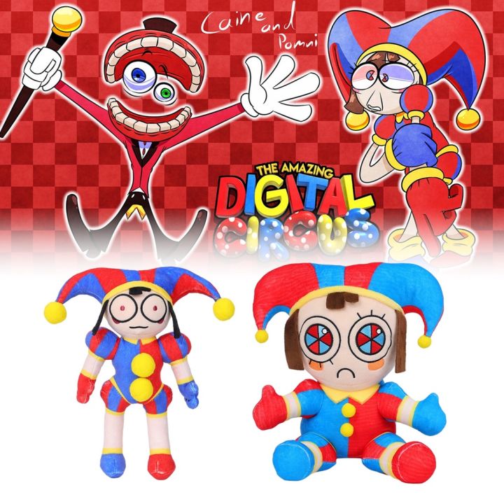 New Pomni Jax Plush The Amazing Digital Circus Peluche Doll Anime