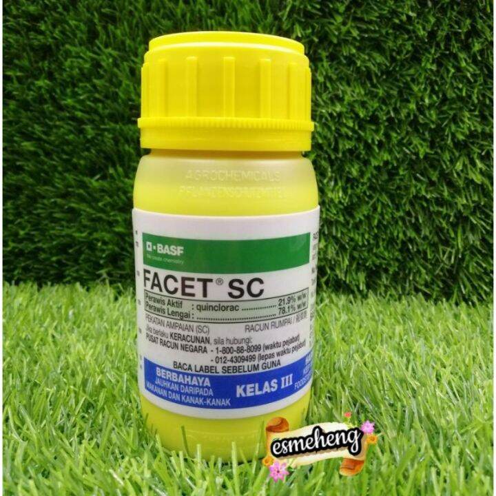 250ml Basf Facet Sc Racun Rumpai Racun Rumput Padi Burung Sambau