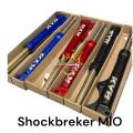 Shock depan / front fork Mio Sporty ( 2008-2011) merk kayaba zeto warna Hitam •KYOS-FF1020HZ. 