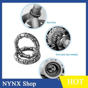 [NYNX] Bike Fork Headset Ball Bearing Bowl Sets Bicycle Handlebar Retainer Steel Lowrider Bikes Kids Bicycles Cycling Accessories