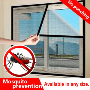 DIODIY Magnetic Mosquito Screen Mosquito Net Prevent Window Screen Mesh with Full Fram Removable Washable