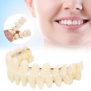 JPTD 28 cái Răng giả bằng nhựa Tự làm Chắc chắn Mô hình giảng dạy răng Phổ thông Cải thiện nụ cười Mô hình đào tạo nha khoa Bệnh nhân