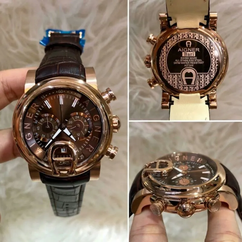 Cashback Jam Tangan Pria Formal Aigner Bari A37200 A37500