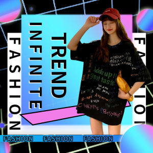 LH.Monday เสื้อยืดสกรีนข้อความอักษรสุดเกร๋ เสื้อผญแฟชั่น2022 มีเสน่ห์เฉพาะ ลุคสตรีท ผ้าคอตตอน ลุคสปอร์ต