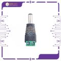 1 PC  Male DC Power Jack Connector Crimp Terminal Block Plug Adapter for 2pin. 