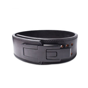Professional Powerlifting Lever Belt Weightlifting Belt with Metal Lever Buckle