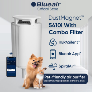 [Online Exclusive] Blueair DustMagnet 5410i Air Purifier – 1725sqft Coverage | Dual-Intake | 99% Dust & Hair Removal