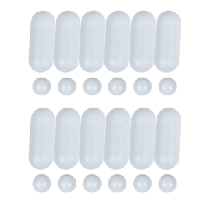 24 Pieces Restroom for Seat Bumper Kit Toilet Bumper Accessory Toilet Bumper Accessory Environmentally Friendly Non-slip