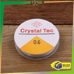 FH-C1225 Senar Elastis Benang Bening Crystal tec Bahan Kerajinan Gelang Tangan Tali Karet Transparan