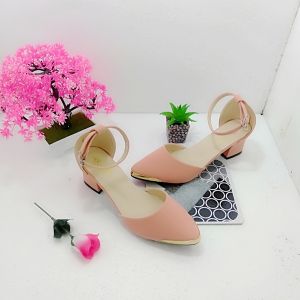 Toko Alika - Sandal Wanita Heel Terbaru / Heel Hak Tahu 5cm Salem