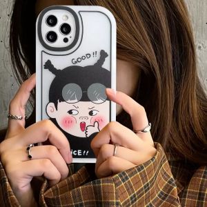 Casing Samsung A02S A03S A12 M12 A22 4G M32 4G  Case Cute Good Nice Little Boy And Girl Transparant Premium With pelindung kamera