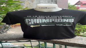 De La Salle University 2026 UAAP Womens Volleyball Champions T-Shirt .C