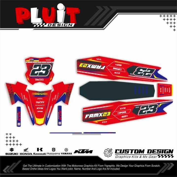 Decal Stiker Rbt Jupiter Vega New Trail Revo Full Body Dekal Bebek Std Gtx Trabas Vega R New