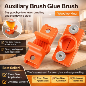 Woodworking Glue Applicator Multifunctional Orange Furniture Edge Banding Board Edge Sealing Tool Board Brush Glue Limiter