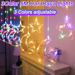 11modes 5Meter hari raya lights LED Fairy lights outdoor Curtain Lamp Fairy String Light LED Light hari raya decoration