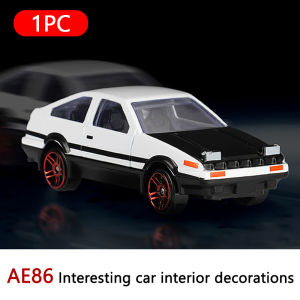 SEAMETAL AE86 Car Drift Ornament Dashboard Drifting Rotating Realistic Vehicle Model Mount Automotive Interior Decoration