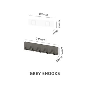 [SG] IMP HOUSE Self Adhesive Wall Hook Door Hooks Clothes Hangers Hooks Hanging for Kitchen/Bathroom