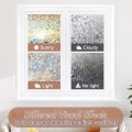 45*100cm Window Privacy Sticker Anti-uv Waterproof Window Decals Static Cling Window Sticker. 