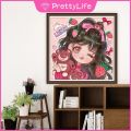 【PL】Hello Kitty Girl 5D DIY Diamond Painting Kuromi and Stitch Cute Gift for Home Decor 30x30cm/40x40cm/50x50cm. 