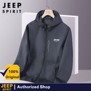 Jeep Spirit Hiking Waterproof Jacket Men Camping Running Sun-Protective Windbreaker Quick Dry Outdoor Jackets Coat
