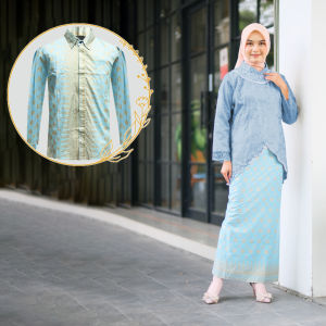 Emran Batik -Kebaya Couple Kirana Silk Lace Rok Motif Songket Baju Wisuda Lamaran NIkahan Bridesmaid