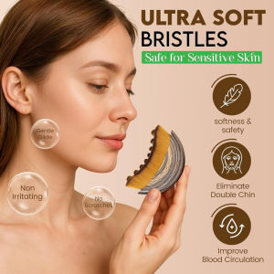 ✨Lifting Facial Contour Brush Contour Facial Brush Eye And Neck Scraping Brush Facial Massage Meridian Brush Double Chin Removal Massage Board