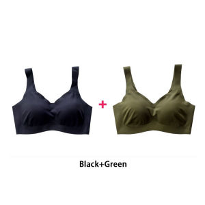 MeooLiisy(Buy 1 Get 1)Seamless Vest Bras for Women No Wire Yoga Sports Brassiere Thin Cup Sleep Comfortable Underwear