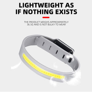MBMSHEGH Night Running Armband Led Light Up Bracelet Adjustable Type C Rechargeable Waterproof Arm Band Wristband Warning Light For Outdoor Sports Jogging Cycling