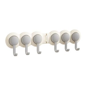 HCHC MALL ABS Rotating Corner Hook Wall Mounted Self Adhesive Punch-free Hanger Multi-functional 6 Hooks Wall Hooks  Room