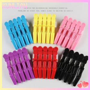 [KUNLIAN] 5pcs lot Plastic Hair Clip Hairdressing Clamps Claw Section Alligator Clips Barber For Salon Styling Hair Accessories Hairpin