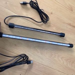 Aquarium Led Light Fish Tank Lamp Waterproof Energy Saving Blue White Aquatic Plant Home Use