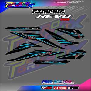 STRIPING VARIASI HONDA REVO 110/ STIKER LIST VARIASI HONDA REVO 110