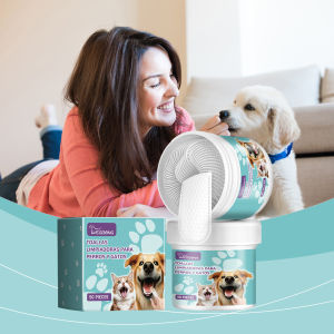 YEGBONG Pet Tooth Cleaning Finger Holder Clean Teeth Dog Brushing Teeth Toothbrush Clean Breath Cat Mouth Cleaning Wipes Pet Products Pet cleaning products Disposable finger toothbrush Pet teeth cleaning finger covers wet wipes Dog and cat oral cleaning