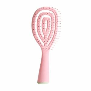 INNEED Khoét rỗng Lược chải tóc Chống tĩnh điện Hình bầu dục Lược gỡ rối tóc Lông bàn chải xoắn ốc Lược massage da đầu Dụng cụ tạo kiểu tóc