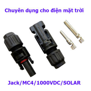Cặp jack MC4 1000V DC 30A chống nước IP67 cắp jack đực và cái cho thiết bị năng lượng mặt trời