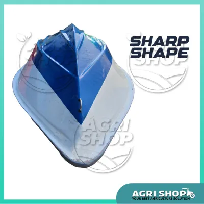 Agrishop 8 Feet 3 Layer Fibre Boat Semi Round / Sharp Shape (Random Color)