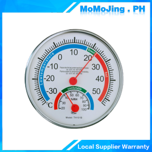 Thermometer And Hygrometer Indoor Outdoor Humidity Meter Gauge Accurate Measure
