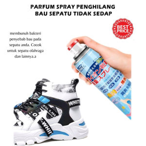 Parfume Spray Penghilang Bau Semprotan Pengharum Sepatu Sandal Anti Bakteri 260 Ml Terlaris