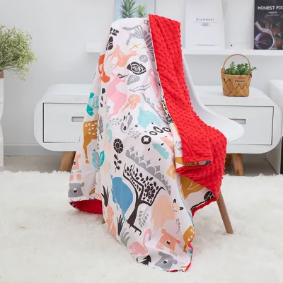 ผ้าห่มเด็ก มิ้งดอท คอตตอน ขนาด 80*100 cm . เนื้อผ้านุ่ม ห่มอุ่นสบาย สำหรับเด็กแรกขึ้นไป ของใช้เด็กอ่อน
