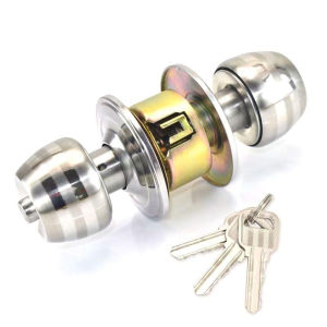 REVO Stainless Steel Ball Lock Indoor Door Knob For Bedroom Heavy Duty Lock Copper Core Main Door
