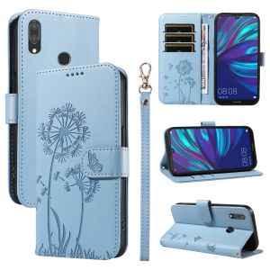 For Huawei Y6S Y6 Y7 Y9 Prime 2019 Phone Case Dandelion Magnetic Leather Wallet Card Slot Couples Flip Case Casing