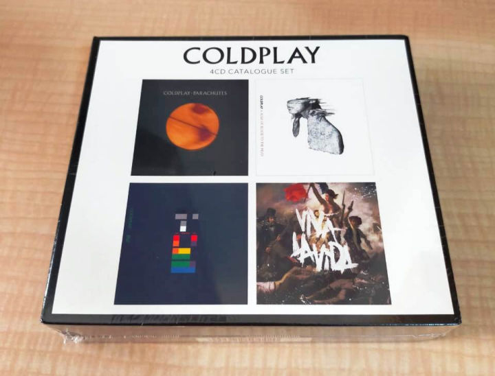 Coldplay 4CD Catalogue Set Imported CD EU Pressed Parachutes A Rush of ...