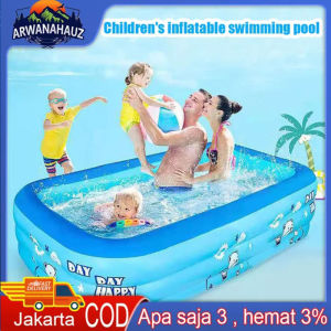 【free pompa】KOLAM RENANG ANAK PETAK PERSEGI PANJANG KARET BAHAN TEBAL UKURAN BESAR TINGGI - LOVABLEMART COD/BISA BAYAR DITEMPAT Swimming Pool Karakter Kolam Berenang Karet Plastik/ Kolam Renang Anak Jumbo Murah / Kolam Renang Anak Mandi Bola Ocean Pool